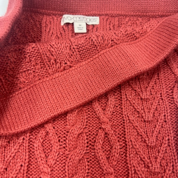 EVA MENDES 2pc Sweater set beautiful fall burnt orange color - Picture 7 of 11